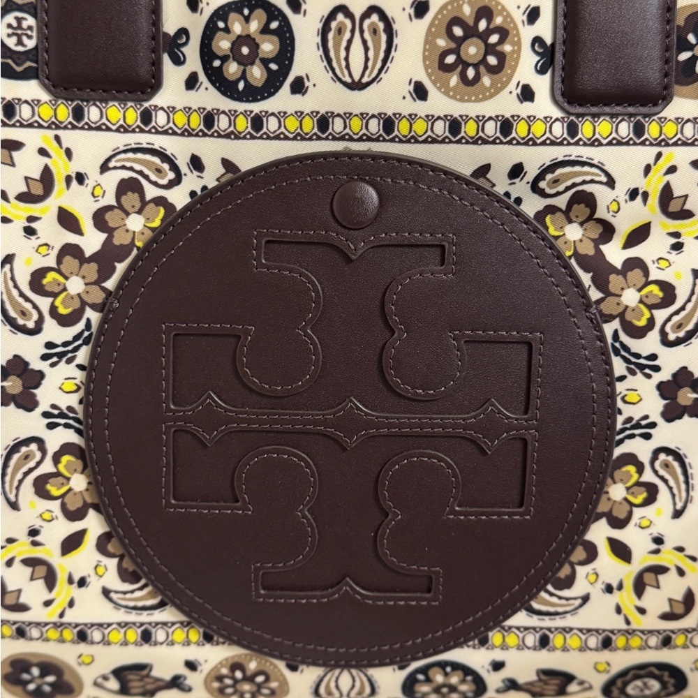 Tory Burch Ella Printed Pisces Dream Tote Bag - Picture 7 of 8